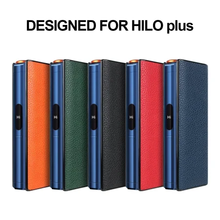 GLO HILO Plus 專用保護殼推薦｜日版荔枝紋 PU+PC 防摔皮套，全面升級質感與防護力
